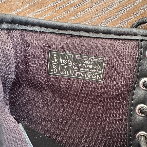 Dr. Martens 1460 Glitter Star Boots - Picture 10 of 11